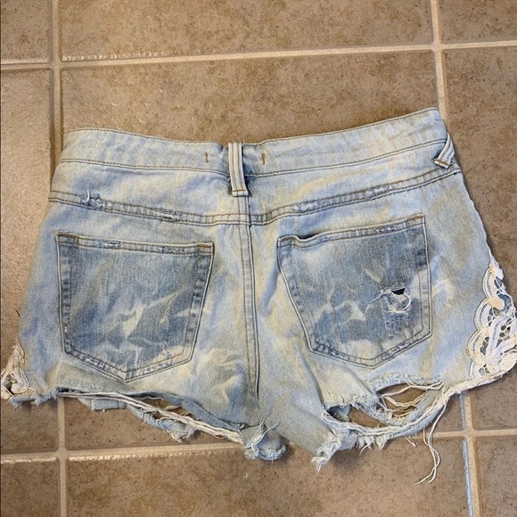 Free People distressed cutoff shorts - Picture 2 of 2
